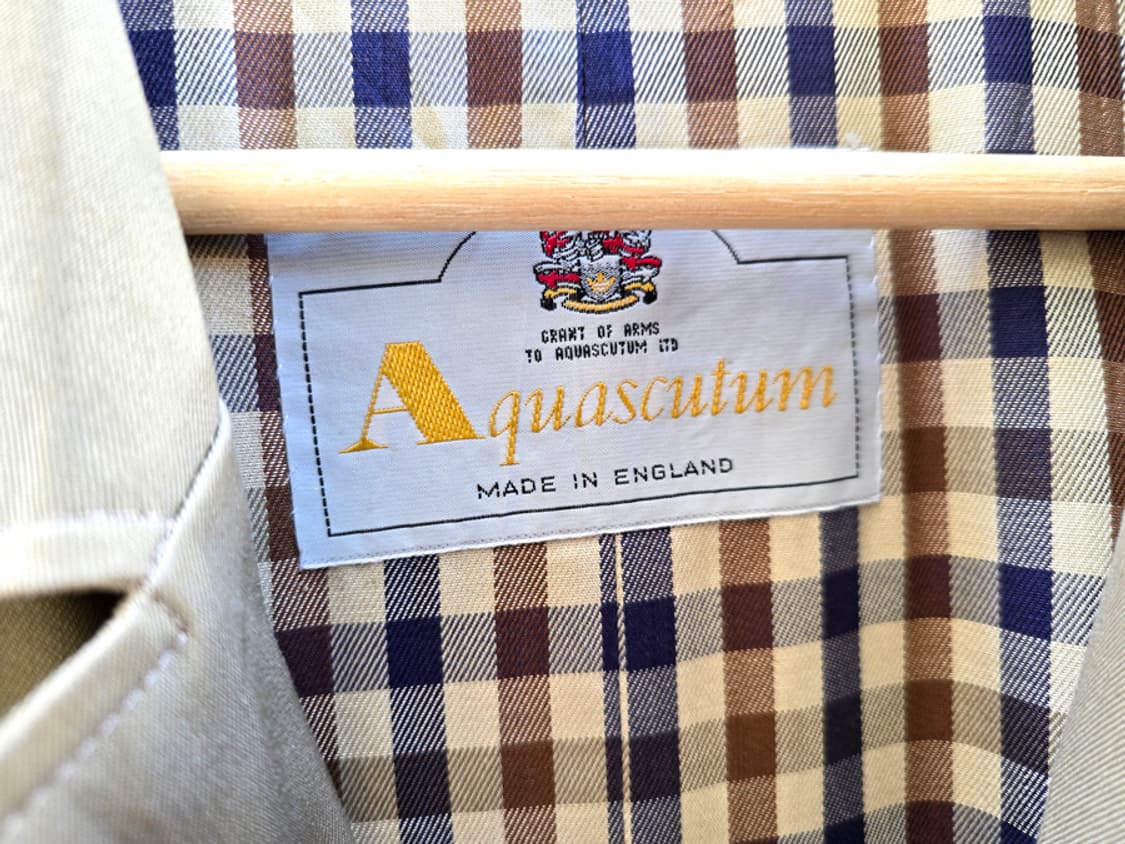 80s 아큐아스큐텀 싱글코트아쿠아 5 (made in england) 상품이미지7