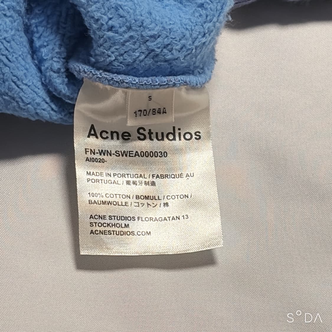 아크네스튜디오 퍼플 오버핏 후드티 (L) 상품이미지7