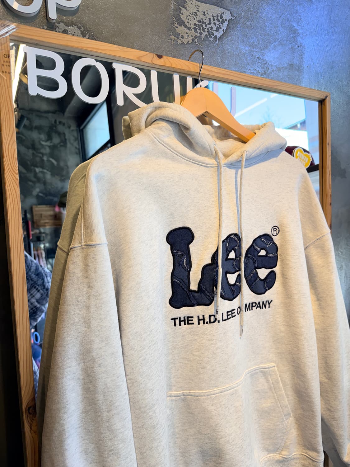 Lee 빅로고 빈티지 후드티 상품이미지2