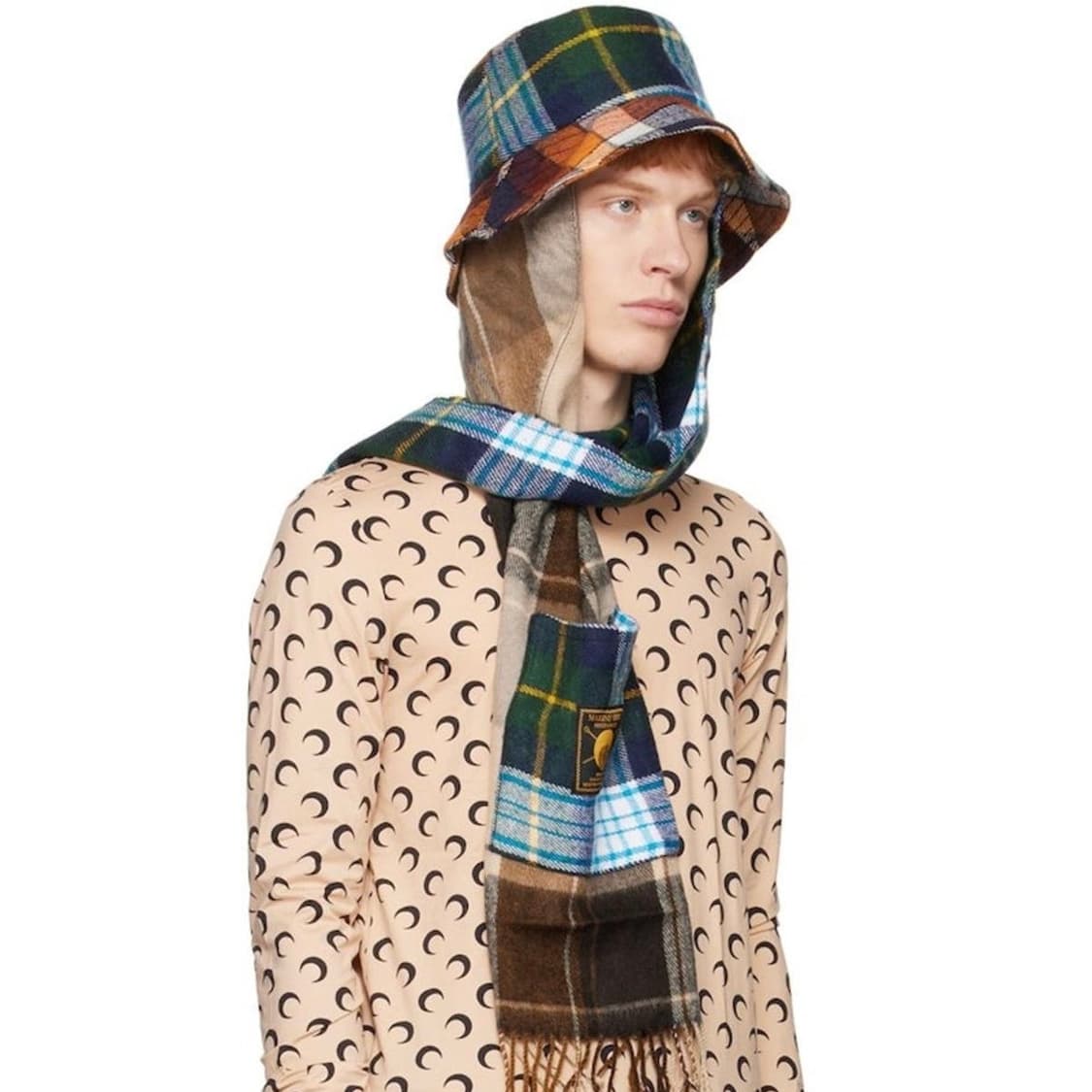 마린세르 채크 머플러 버킷 상품이미지2