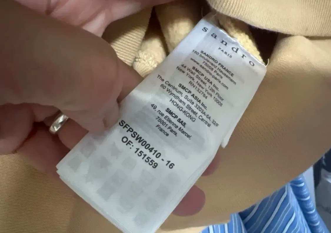 정품)산드로 HOPE스웻셔츠 3 상품이미지4