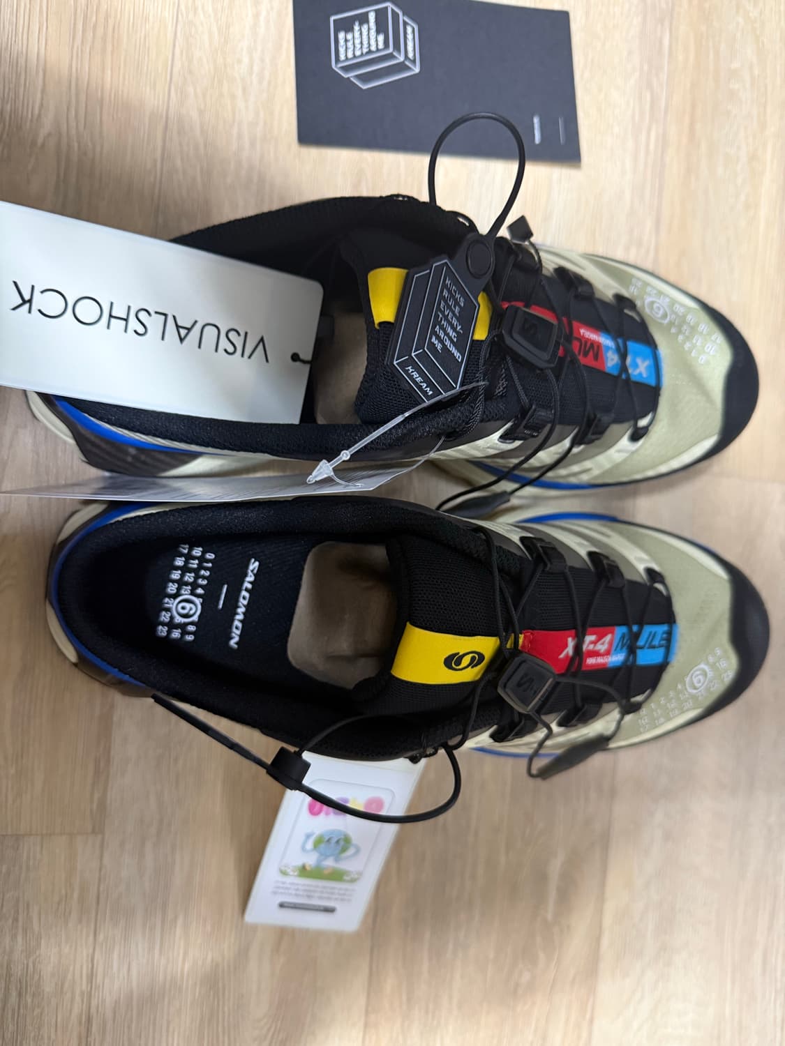 [260] 살로몬 x MM6 메종 마르지엘라 XT-4 뮬 트랜스패런트 옐 상품이미지2