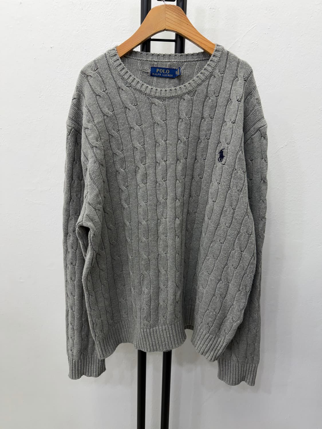 정품) 폴로랄프로렌 남성 케이블 니트 XL  상품이미지1