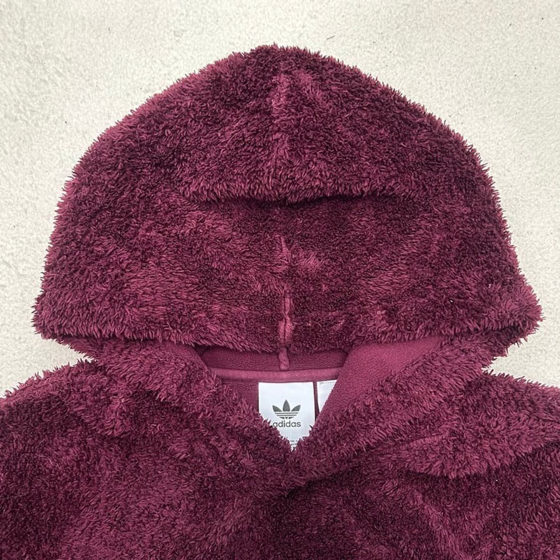 아디다스 와인 플리스 후드티 3XL 상품이미지4