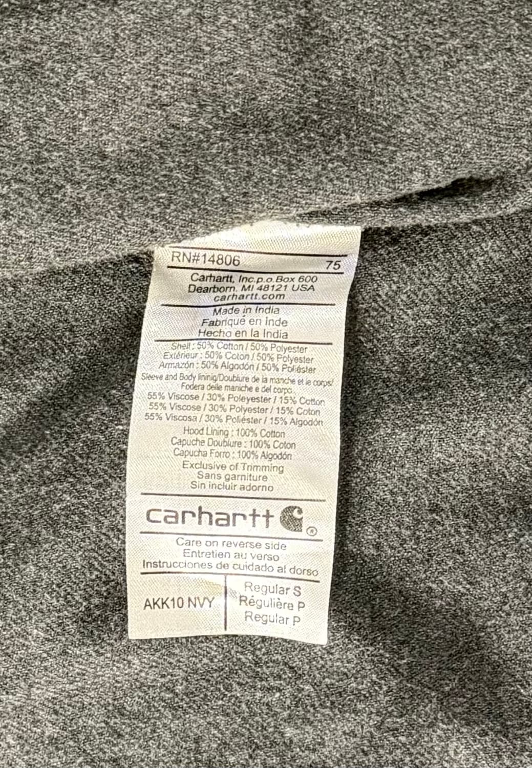 칼하트 아담키멜 후드집업 투웨이 상품이미지7