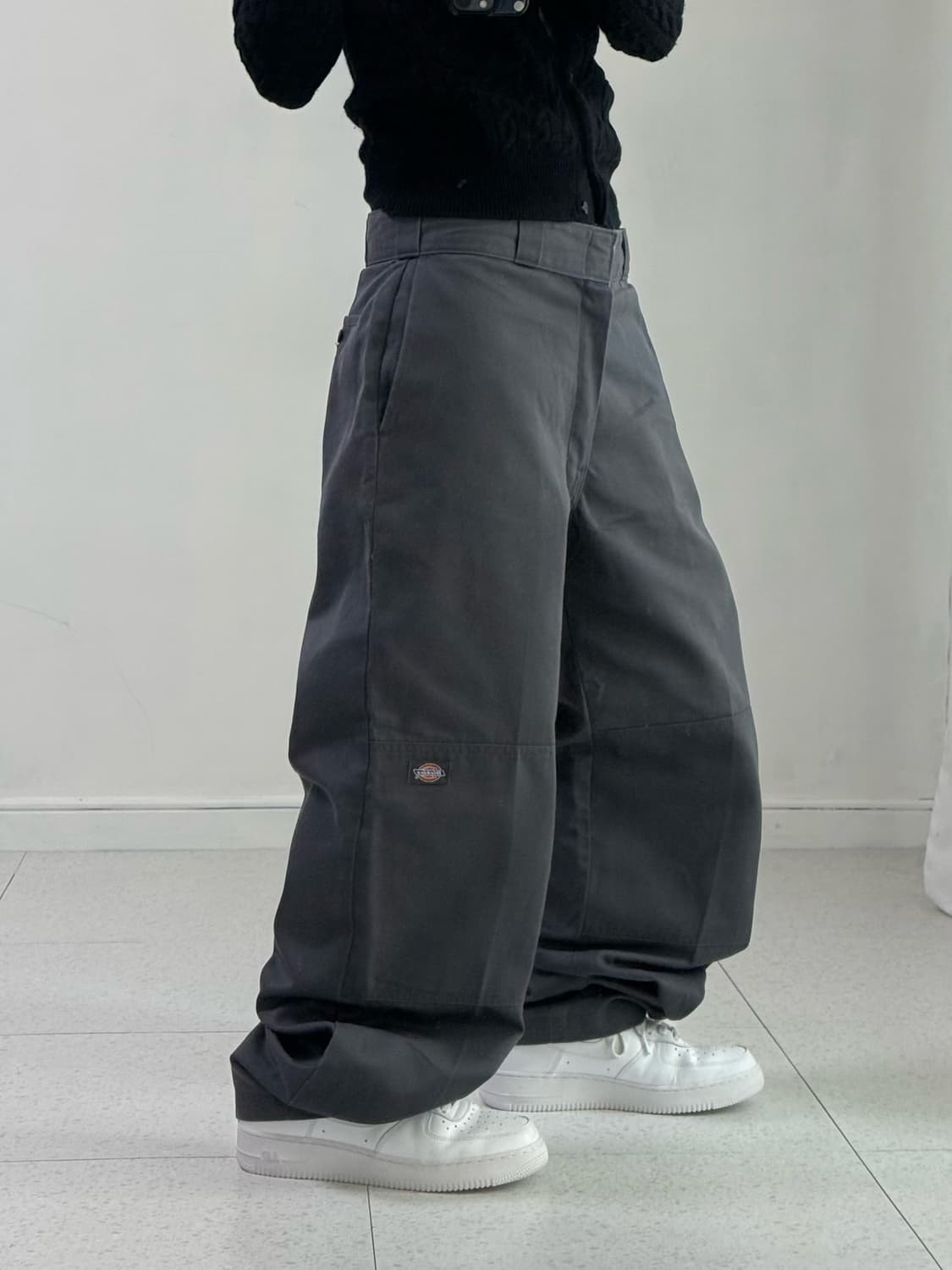 디키즈 차콜 더블니 팬츠 상품이미지2