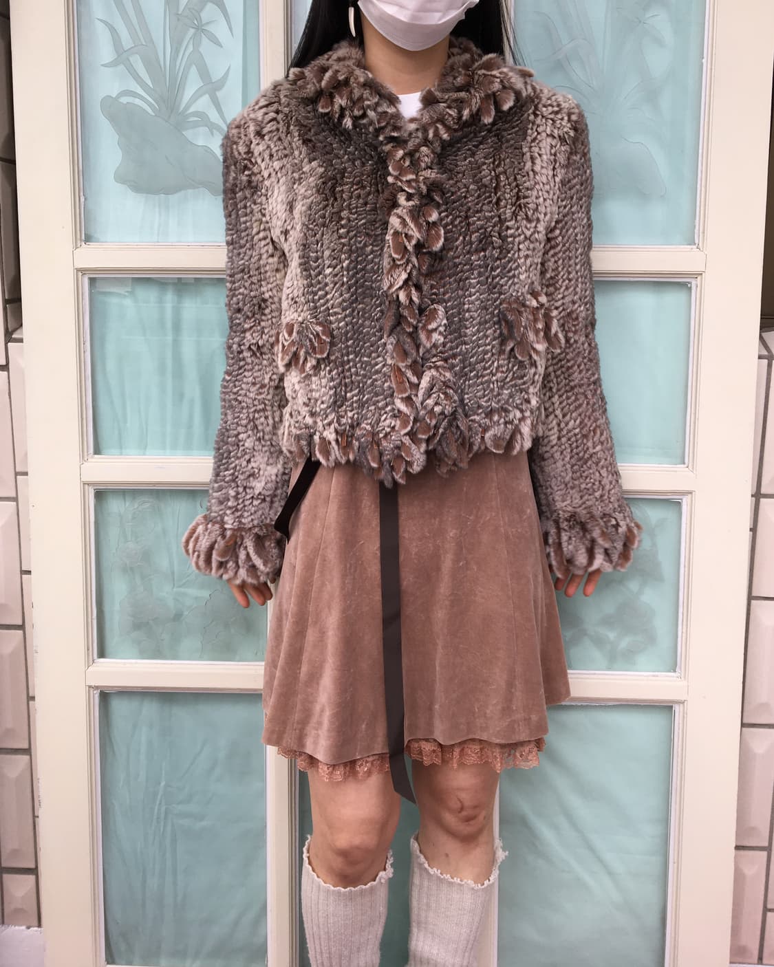 fur ruffle jacket 상품이미지8