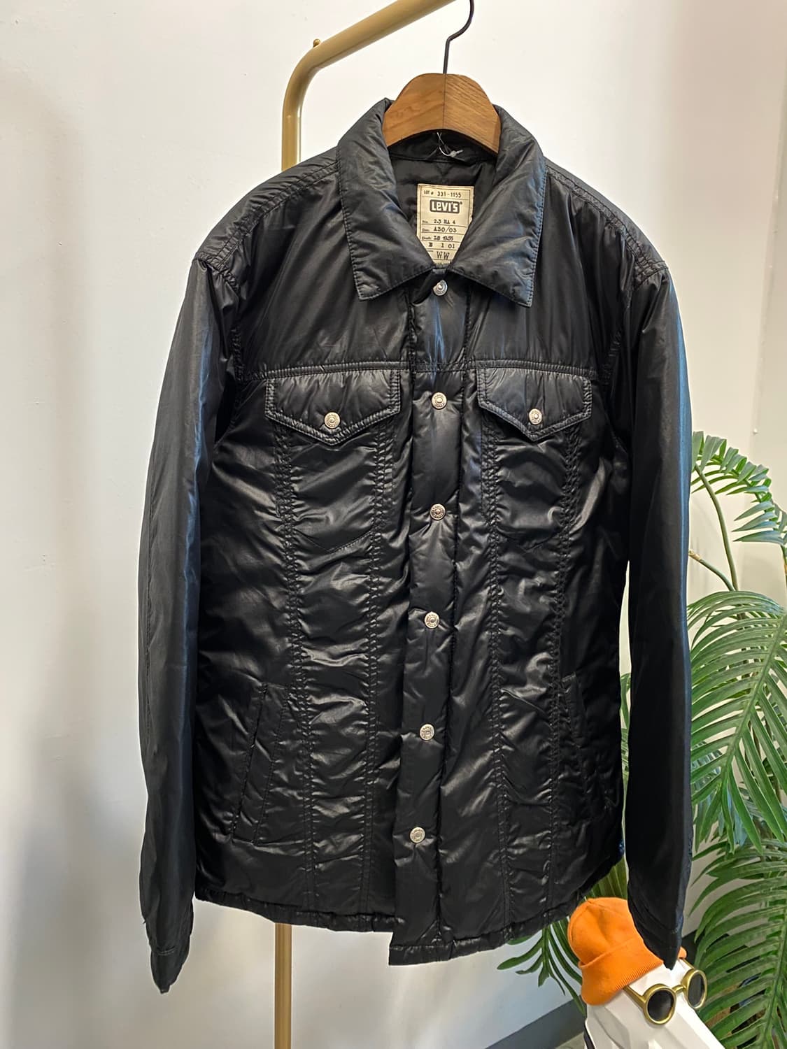 리바이스 덕다운 패딩 셔츠 자켓 상품이미지1