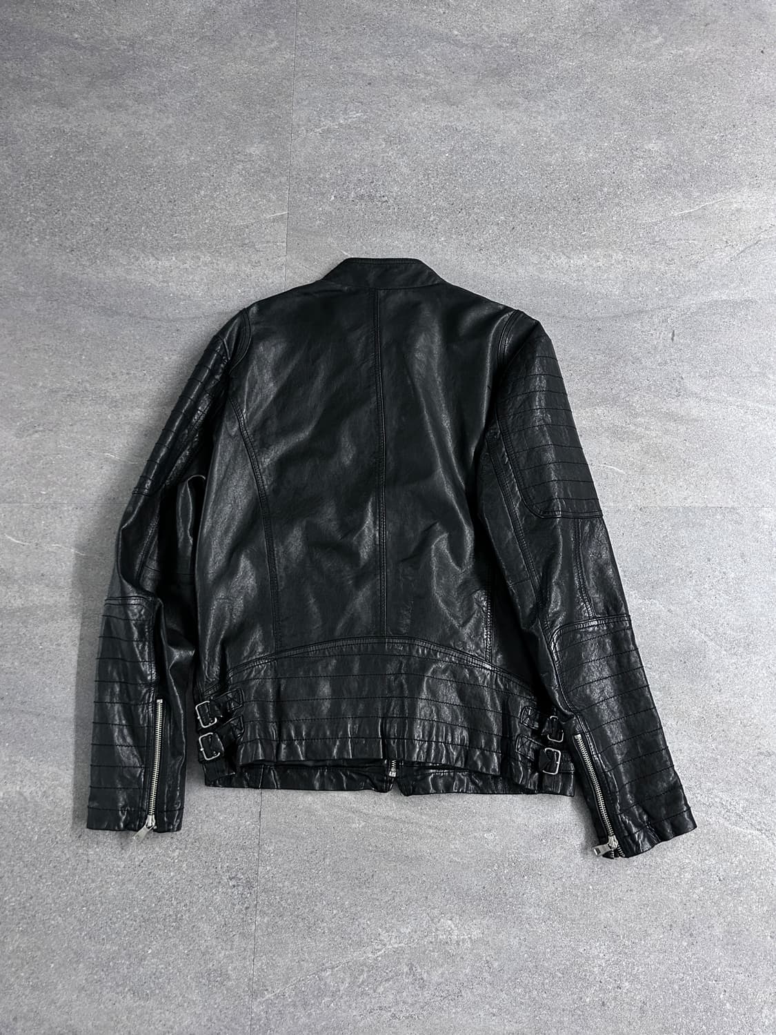 이탈리안 퀼티드 판넬 램스킨 자켓 상품이미지8