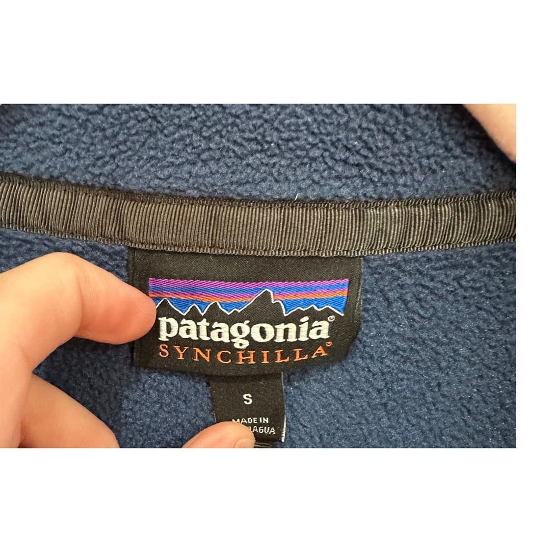 12FW 파타고니아 신칠라 스냅-T 블루/버건디 상품이미지4