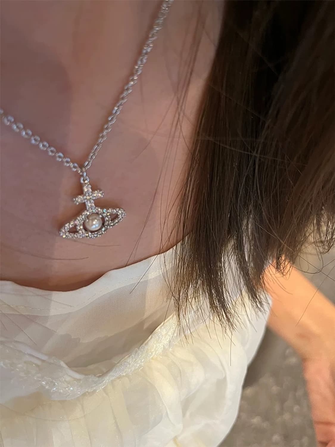 비비안웨스트우드 올림피아 펄 펜던트 네크리스 상품이미지10