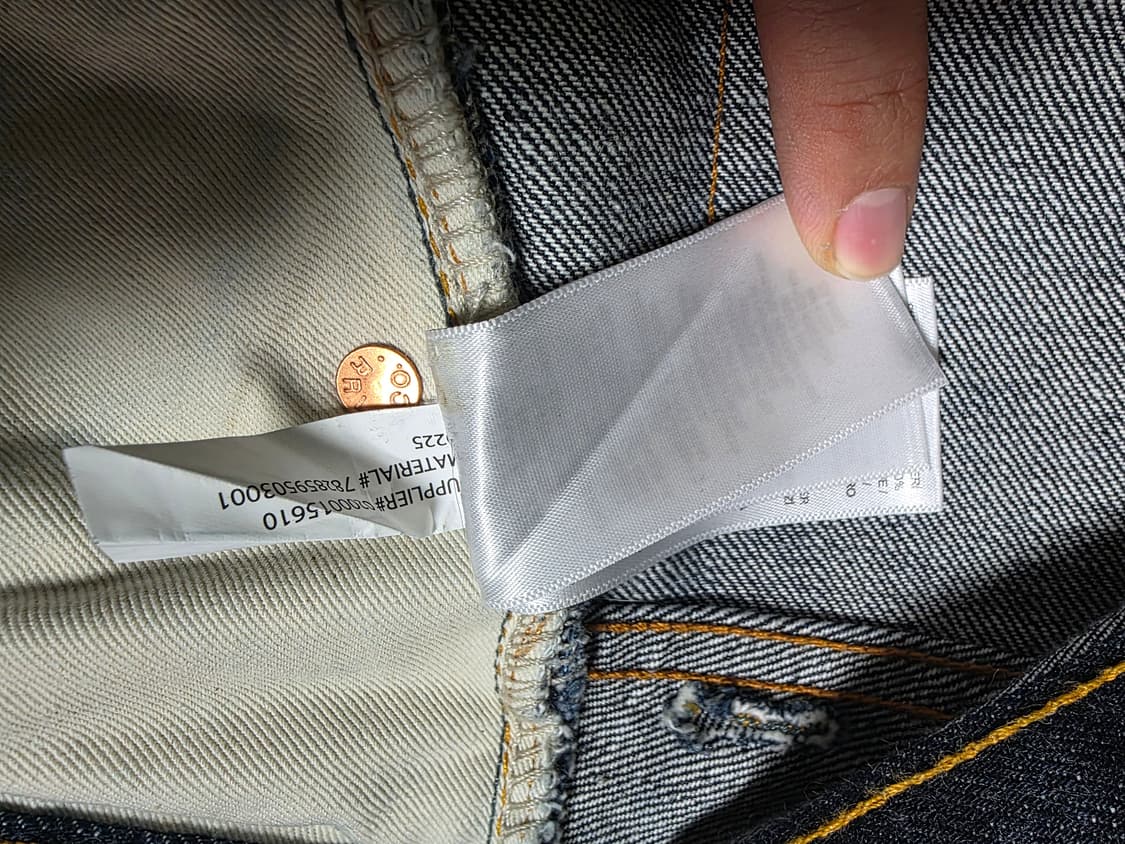 RRL 빈티지 파이브 포켓 원워시 데님 판매합니다. 상품이미지5