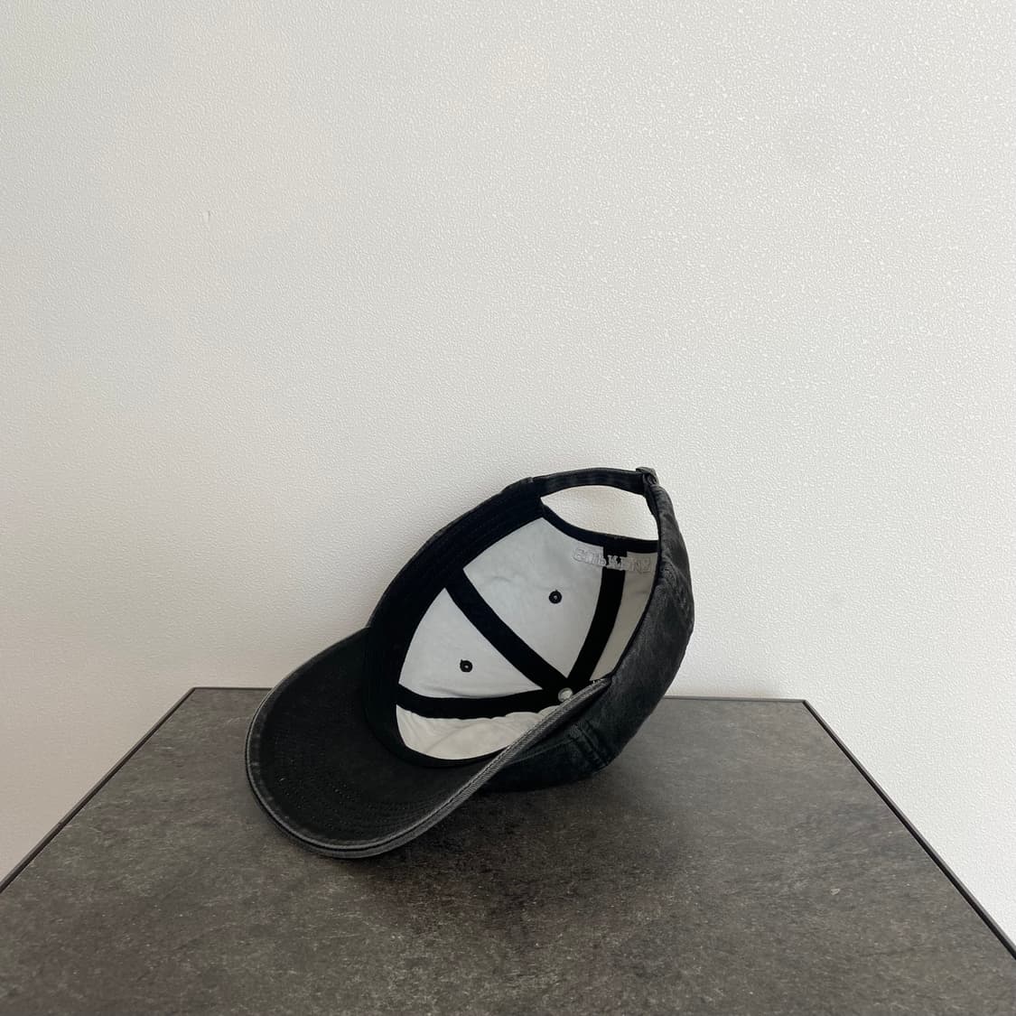 (OS) 슈프림 S로고 볼캡 모자 피그먼트 블랙 상품이미지6