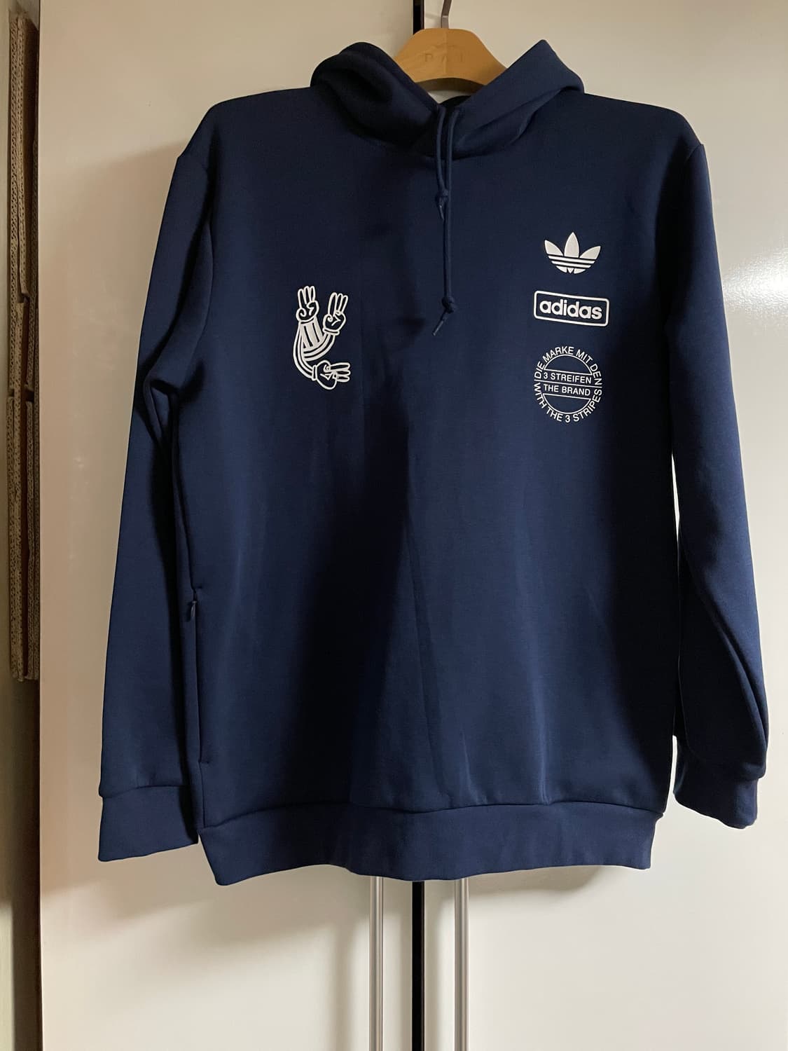 아디다스 후드 티셔츠 네이비 2XL 상품이미지1