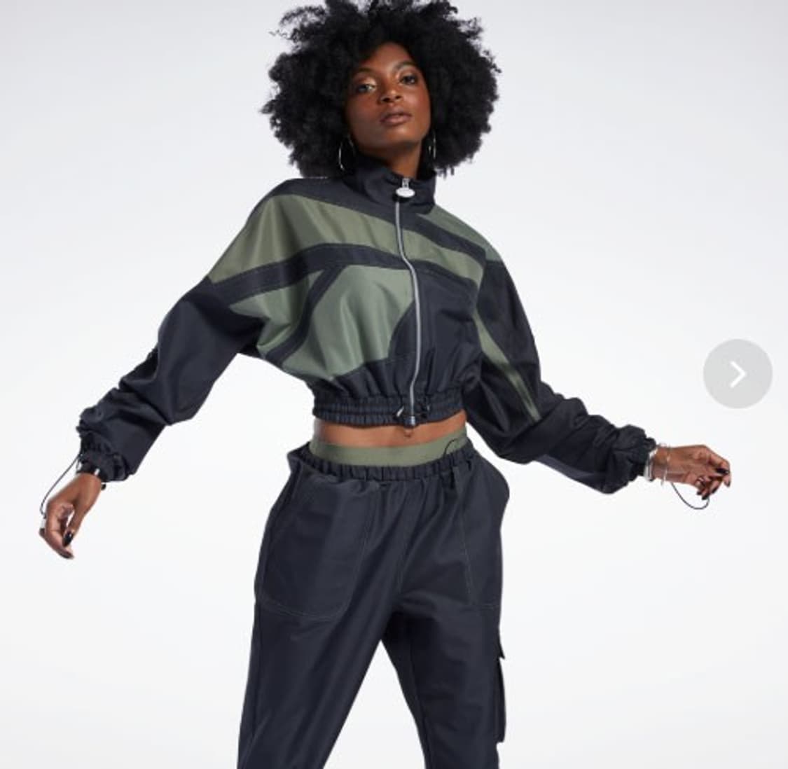 리복 x 카디비 우븐 크롭 자켓 PN6915 상품이미지2