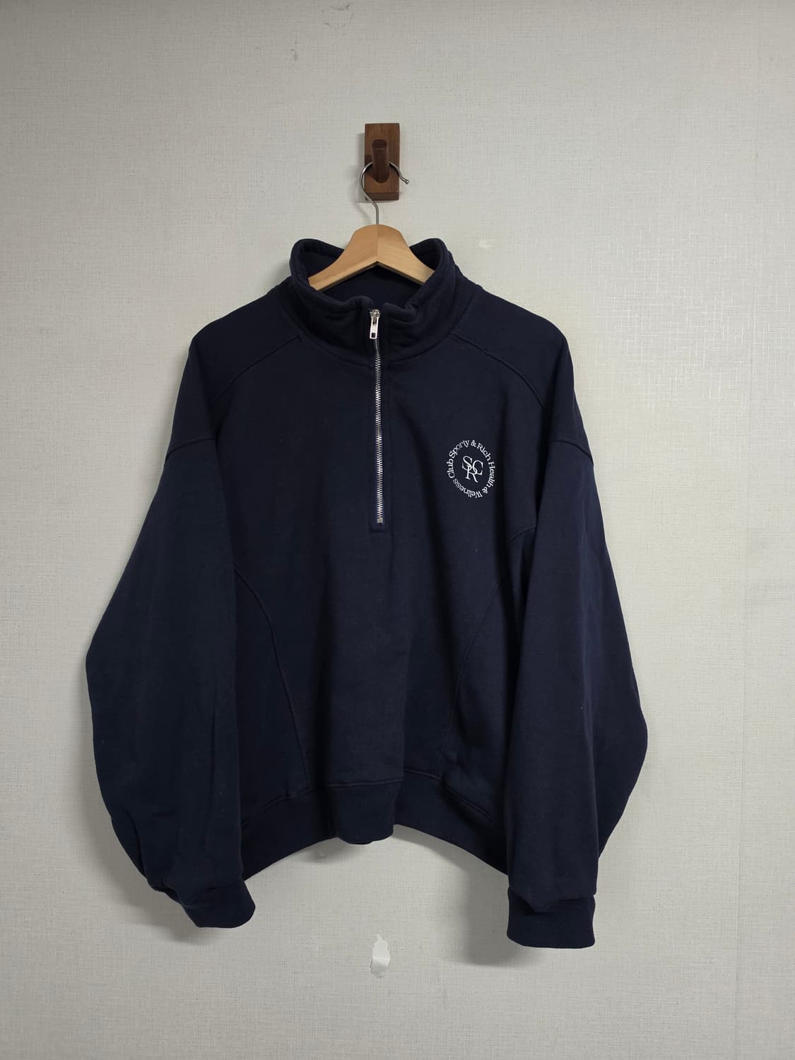 스포티앤리치 반집업 맨투맨 상품이미지1