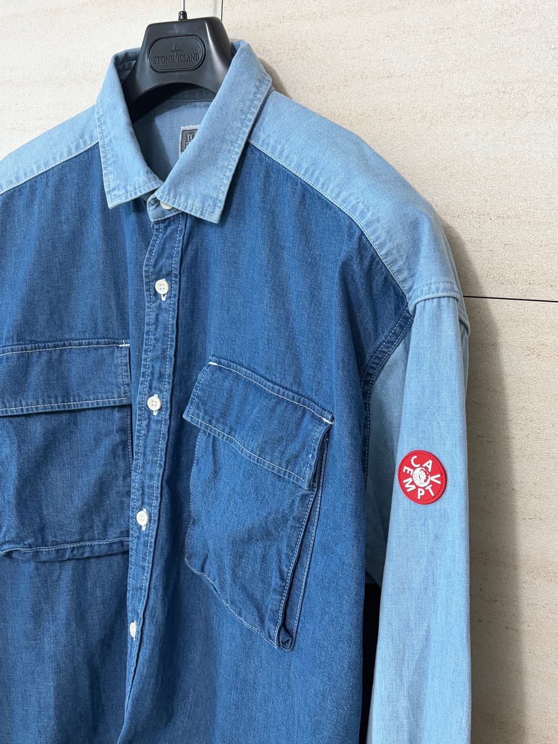 C.E TWO COLOUR DENIM SHIRT 상품이미지3