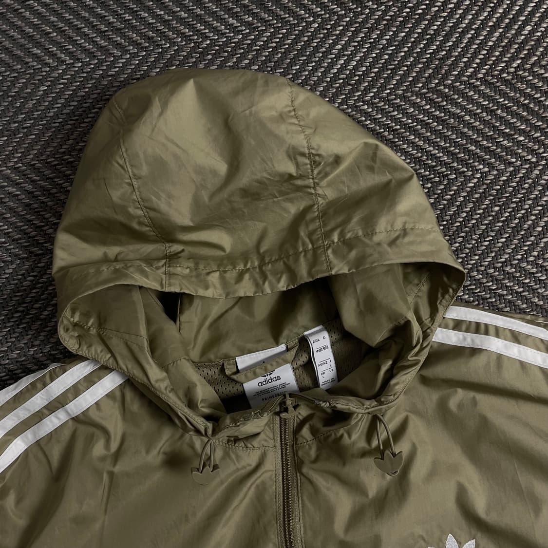 아디다스 신형 윈드브레이커 스트라이프 카키 바람막이 y 3854 상품이미지6