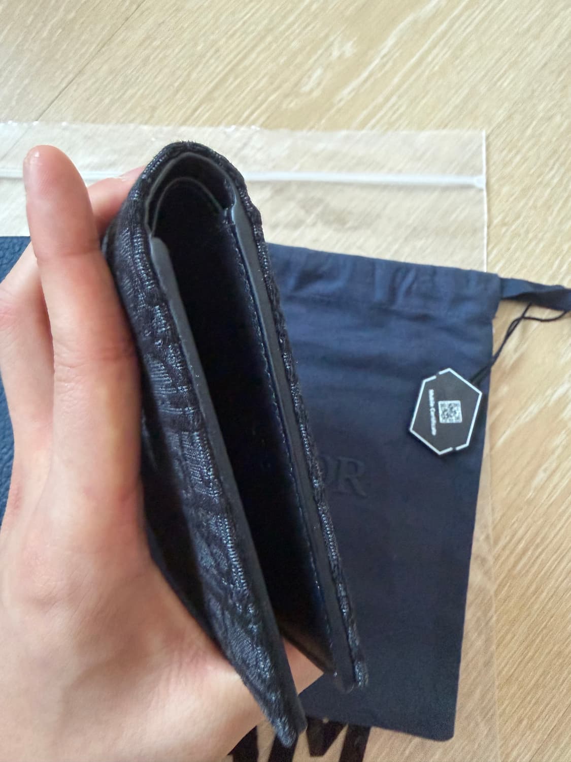 디올 오블리크 반지갑 풀구성 새상품급 급처 상품이미지5