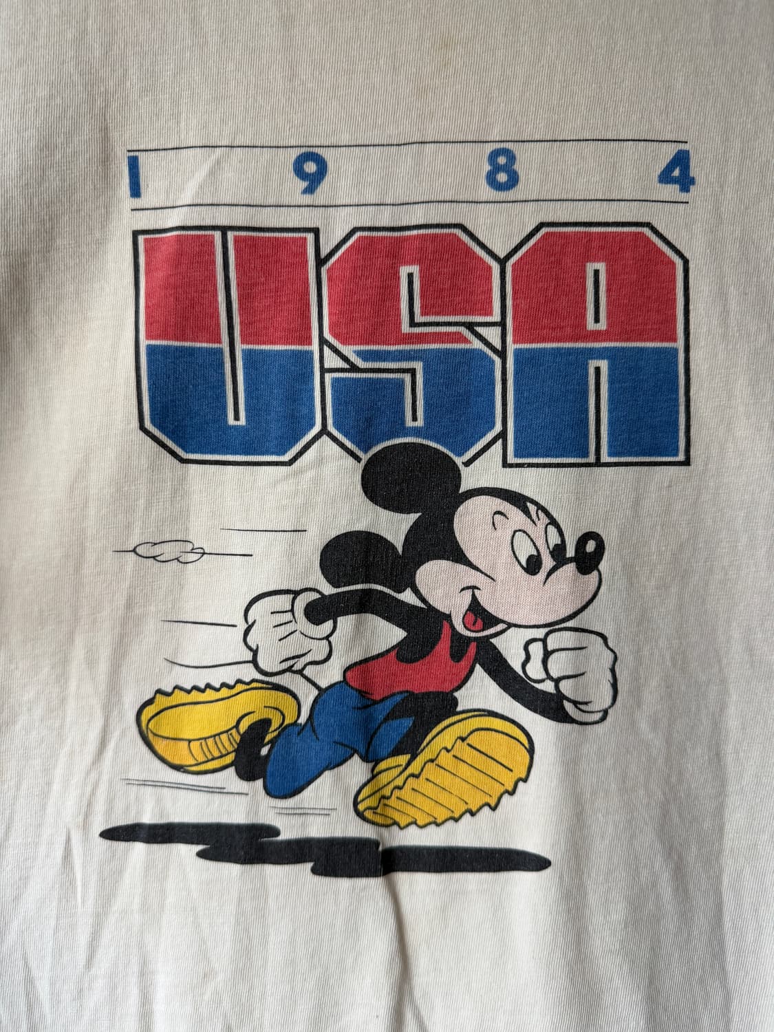 80‘Vintage Disney Mickey USA Ringer Tee 상품이미지5