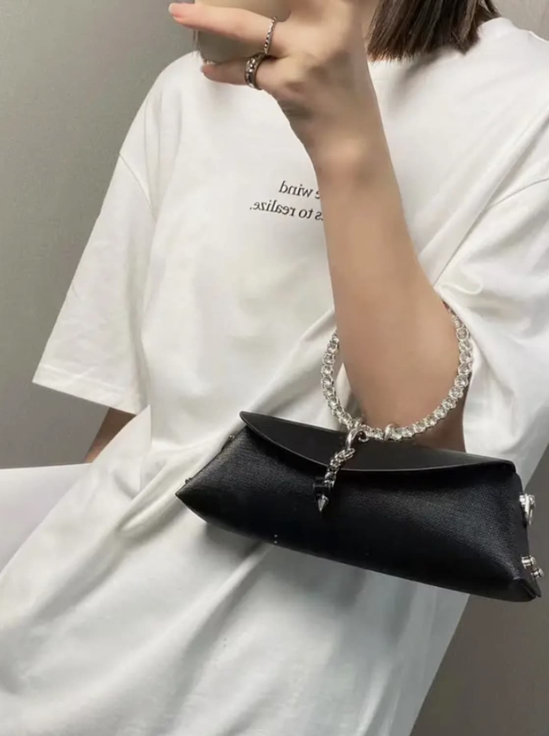 링 포인트백 블랙 상품이미지4