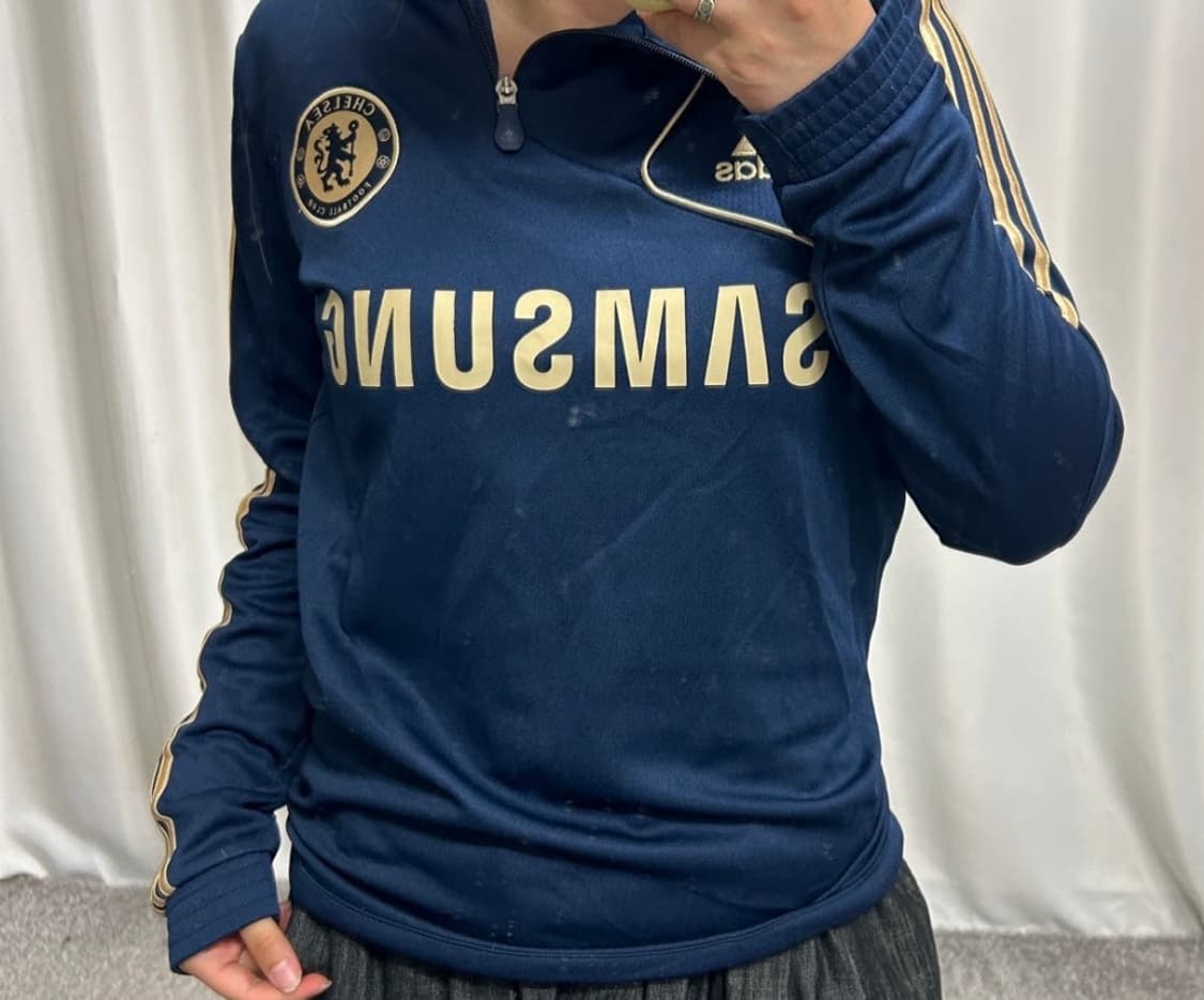 [S급] ⚽️블록코어룩 아디다스 Climalite 트레이닝 상의 블루 M 상품이미지3