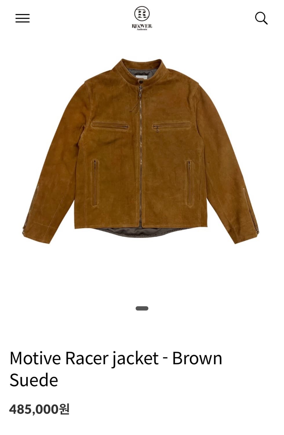 리오버 스웨이드자켓 리오버스웨이드자켓 상품이미지1