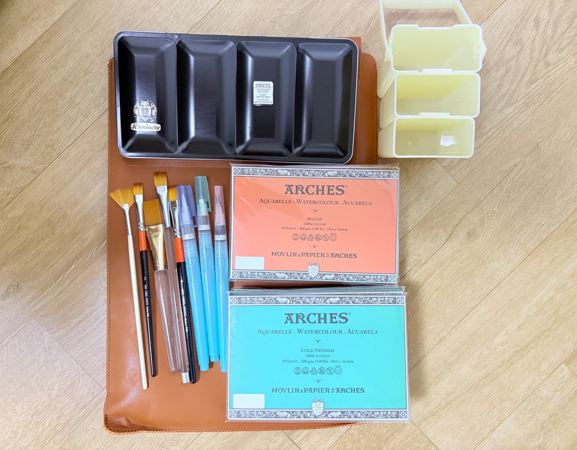 쉬민케 호라담 고체물감48색(아르쉬 종이패드 등) 상품이미지1