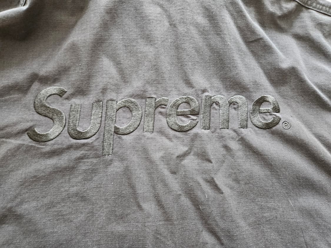 슈프림 x 엄브로 코튼 립스탑 트랙 자켓 블랙 M- 23FW 상품이미지5