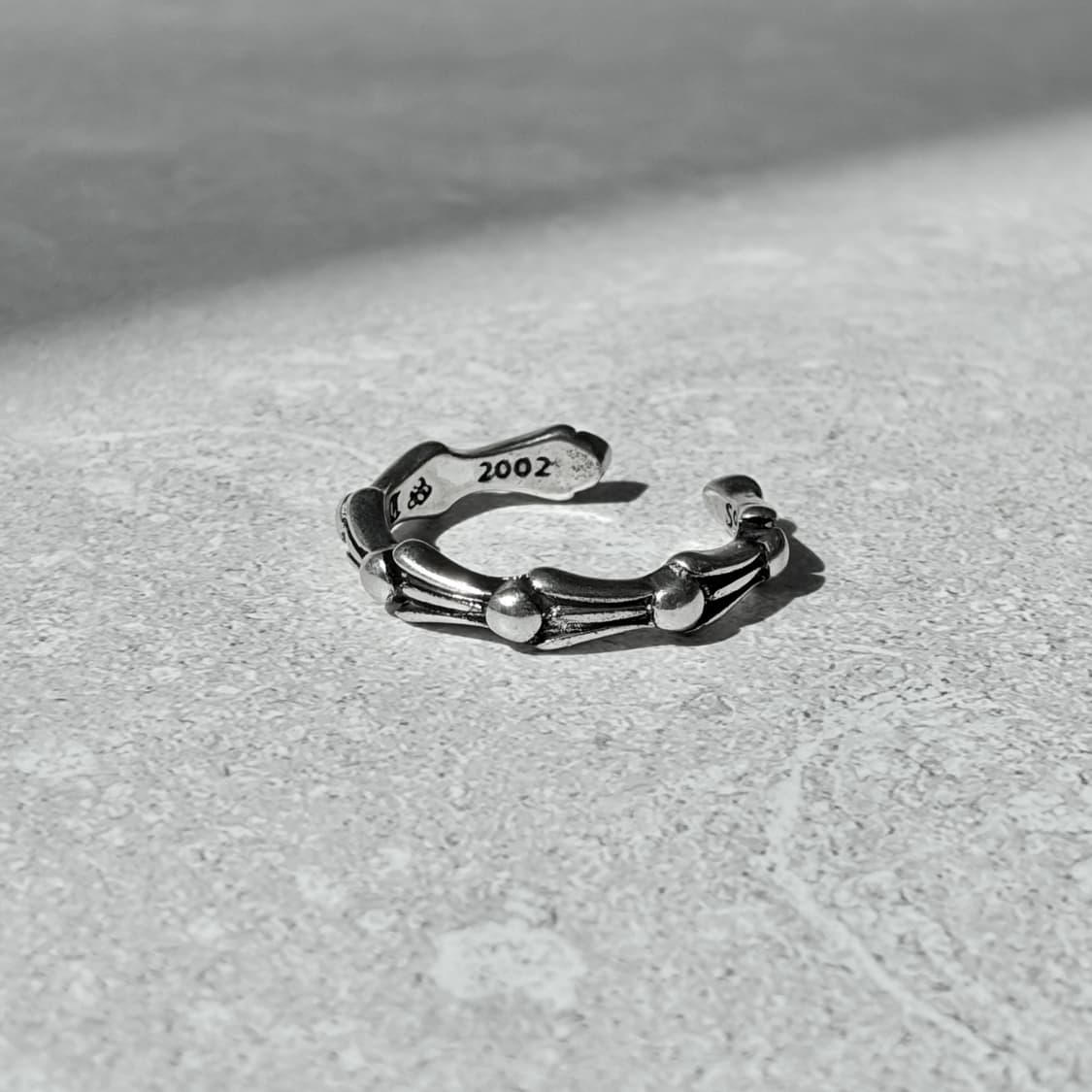 Oribell 크롬 조인트 링크 925실버 오픈링 슬림 반지 상품이미지4