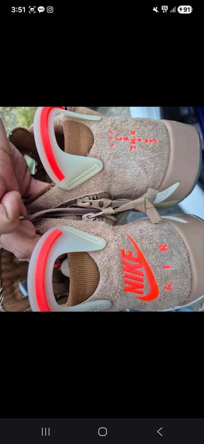 조던 6 x 트래비스 스캇 레트로 SP 브리티쉬 카키 290 상품이미지3