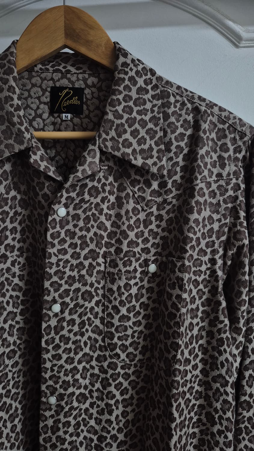 [M] 니들스 레오파드 셔츠 상품이미지4