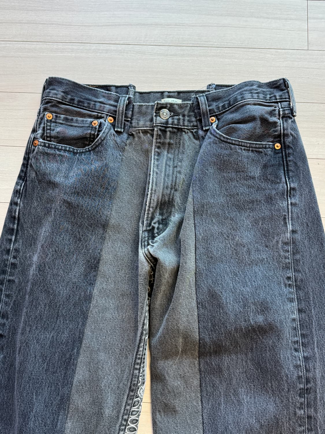 이스트오캄 리바이스 리메이크 흑청 데님 상품이미지2