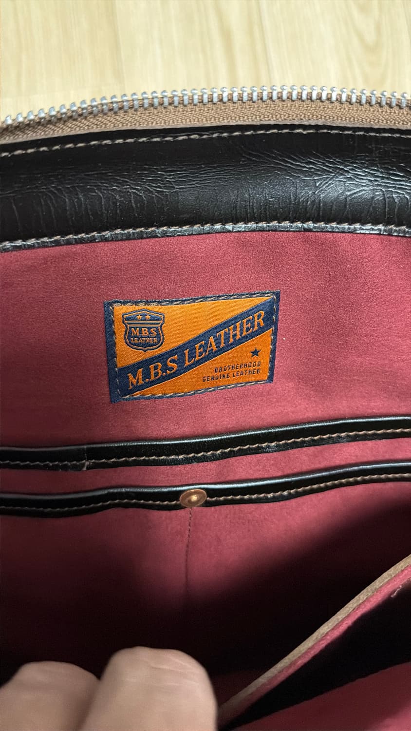 엠비스 말가죽 헬멧백 블랙  상품이미지5