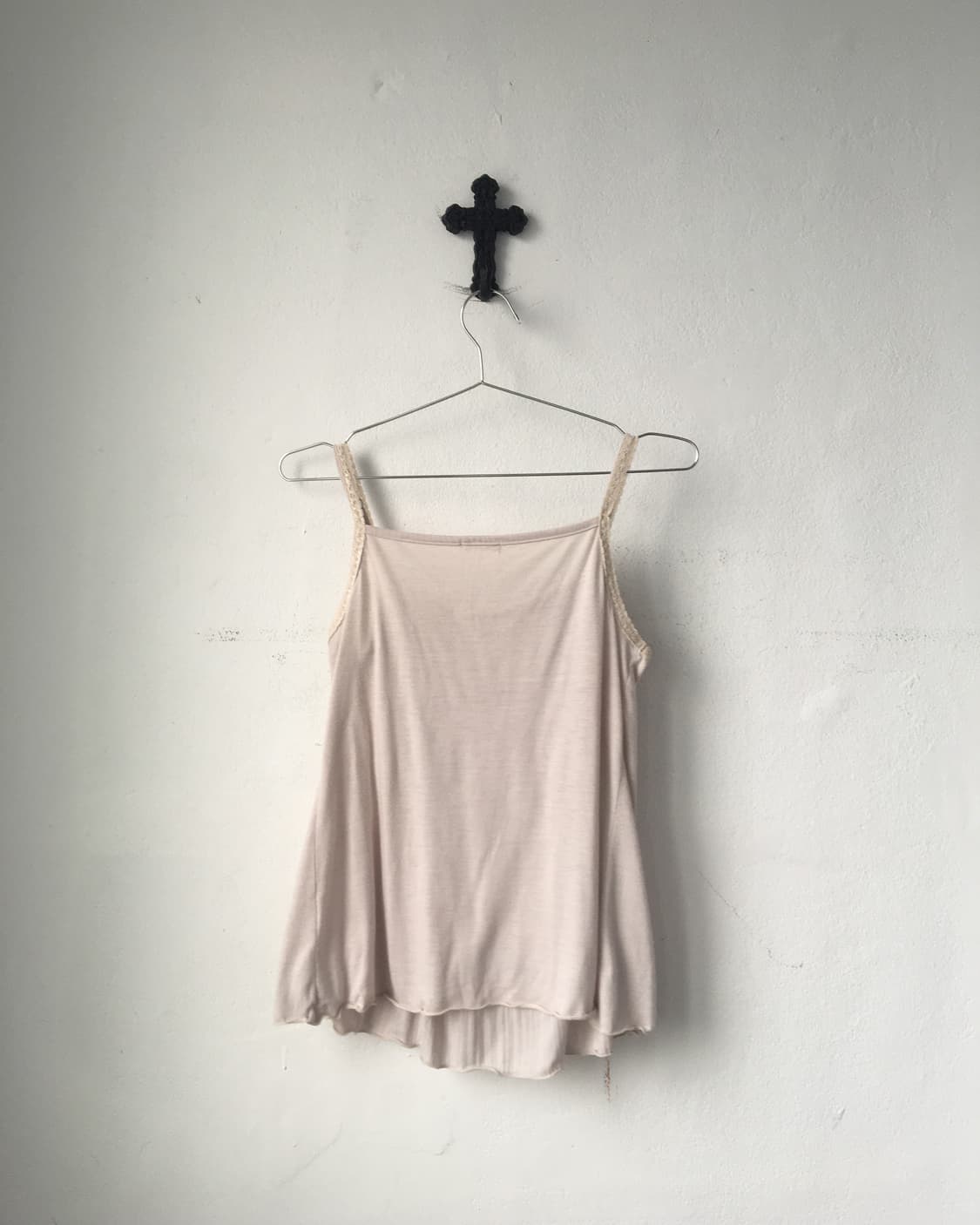 Lace trimming pleats sleeveless 상품이미지2