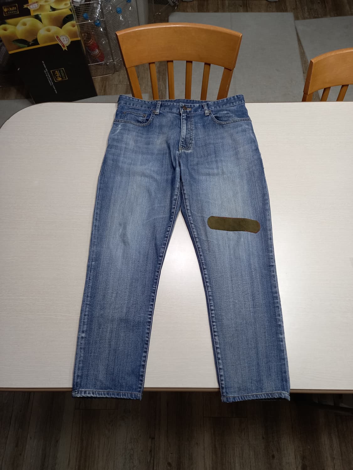 33-34 솔리드 옴므 워싱 스판 슬림일자진 34-577 상품이미지1