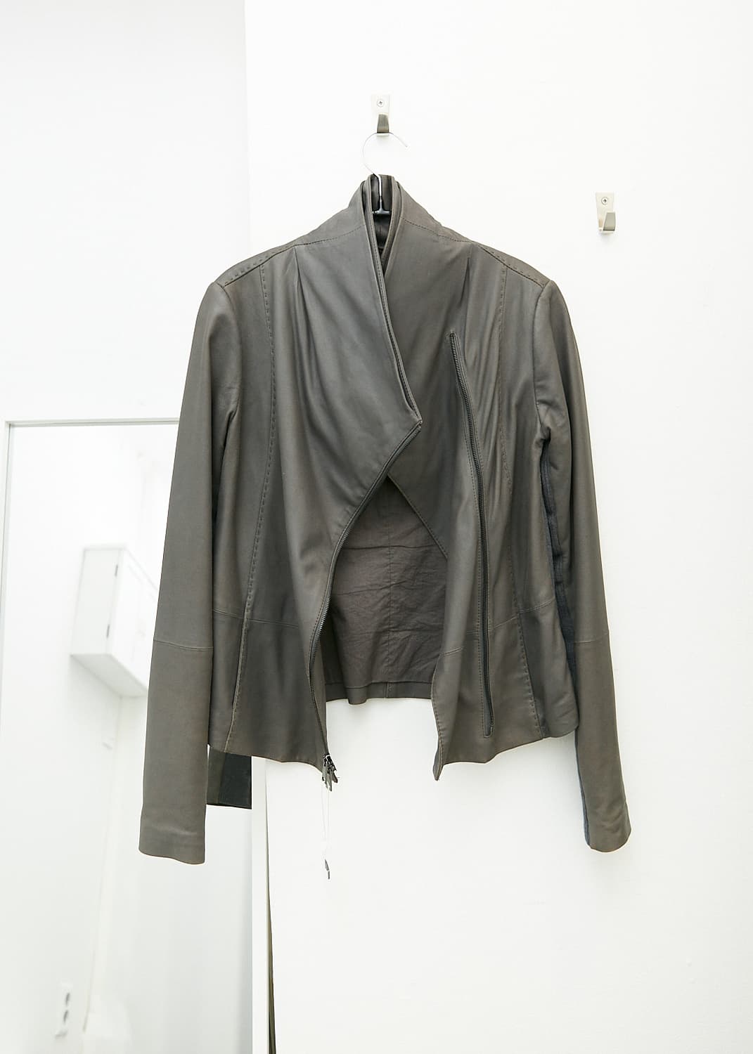 Goat Leather Biker Jacket 상품이미지3