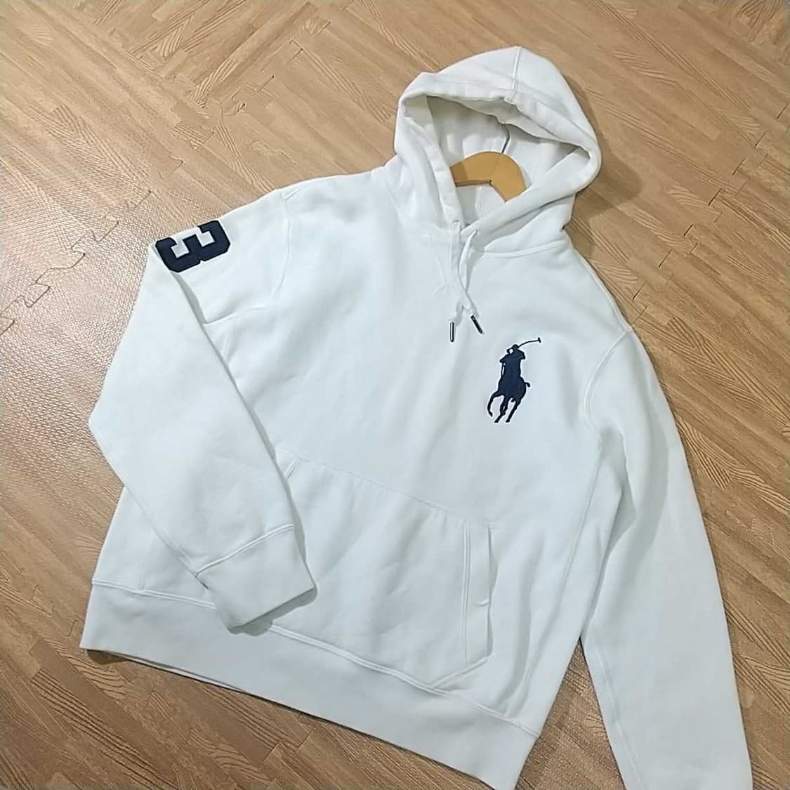 폴로 랄프로렌 빅포니 후드티 화이트 S 상품이미지1