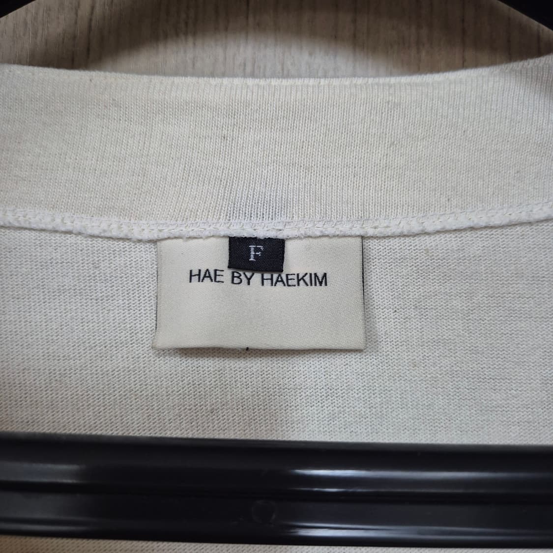 [F] 김해김 HAE BY HAEKIM 스트라이프 보트넥 티셔츠 상품이미지3