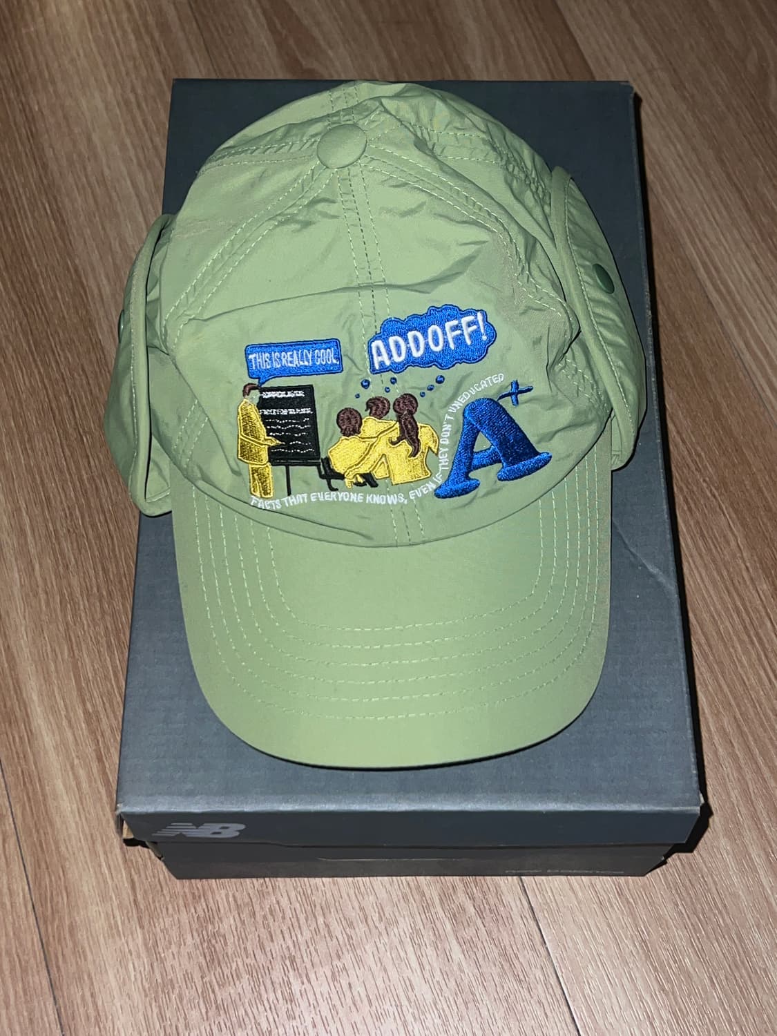 애드오프 ALREADY KNOW FACT 볼캡 올리브 상품이미지1