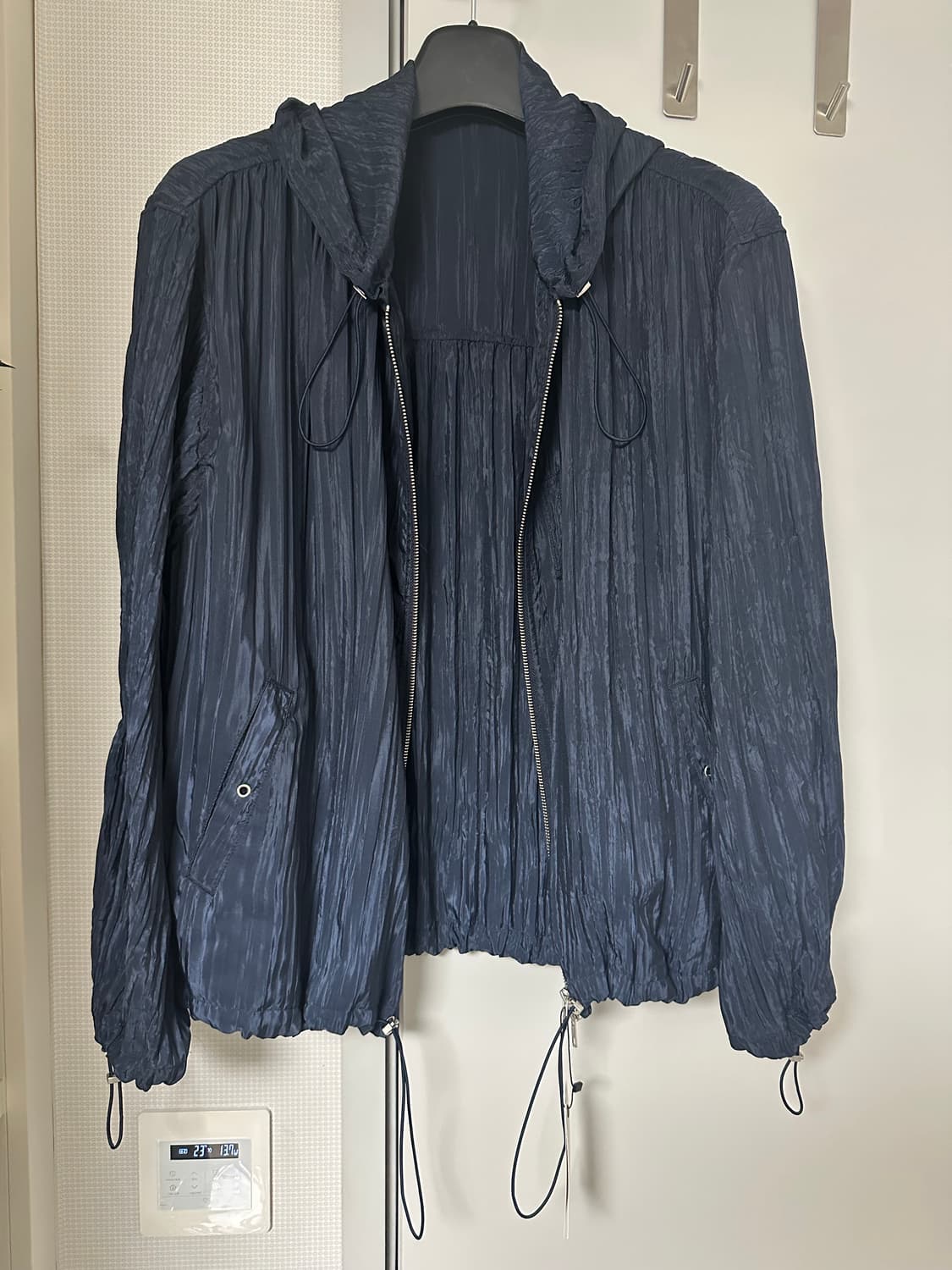 [새상품] 유스(youth) 셔링 플라이트 자켓 네이비 L 판매 상품이미지4