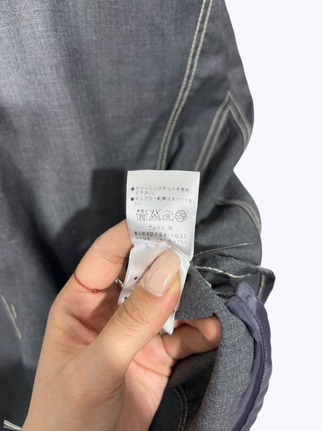 POUR DEUX gray stitch A skirt 상품이미지8