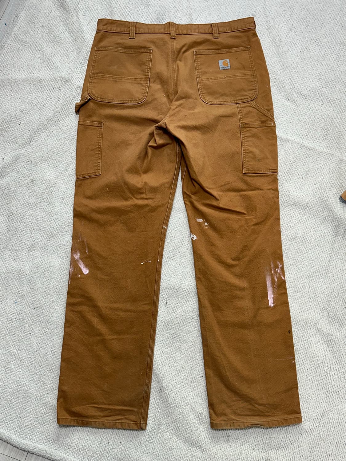 칼하트 더블니 팬츠 브라운 상품이미지2