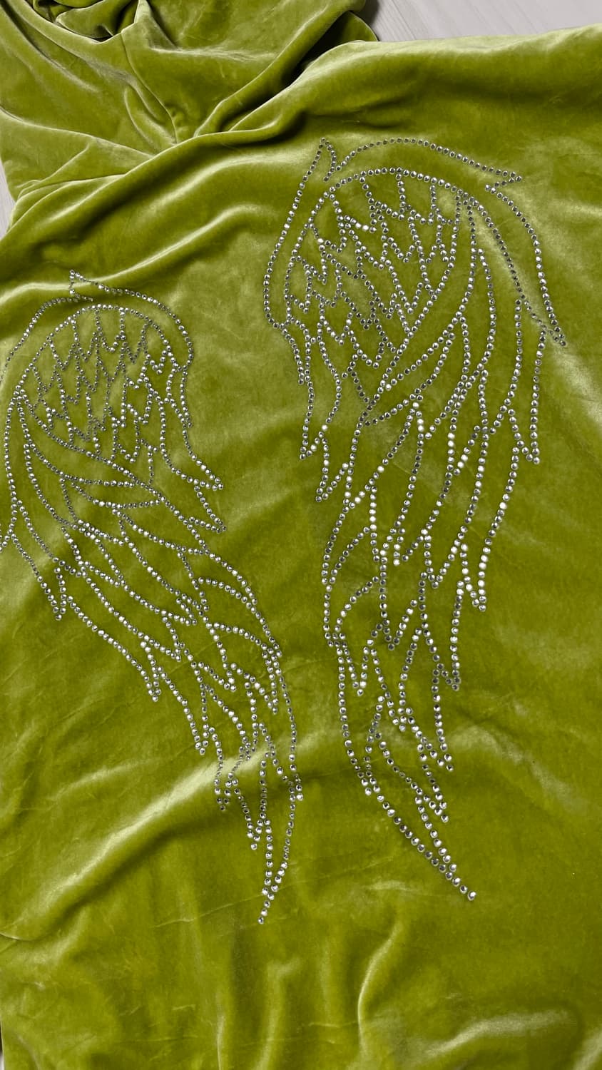 iam gia 갸루 벨벳 큐빅 후드집업 상품이미지5