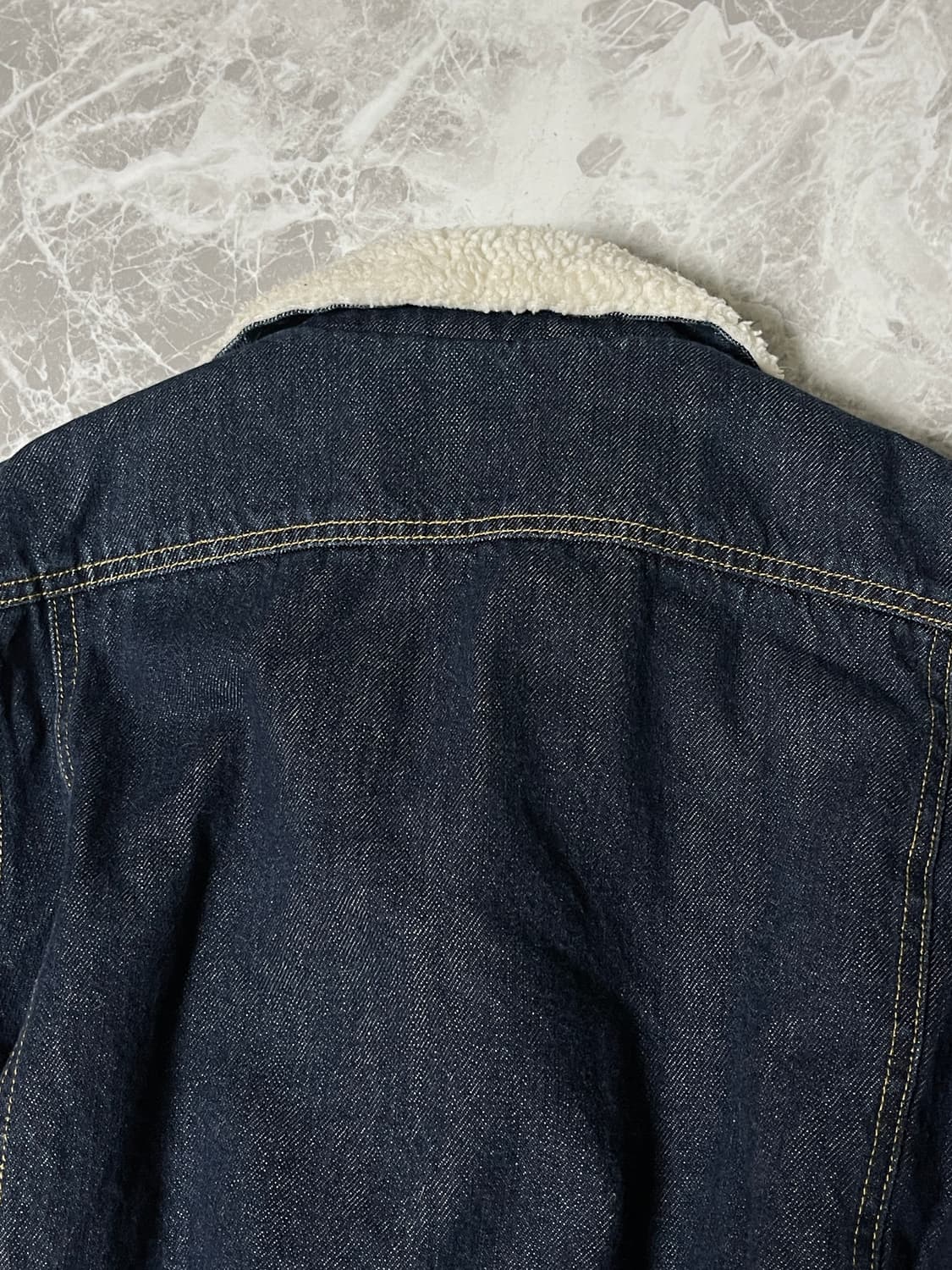 fur denim jacket 상품이미지6