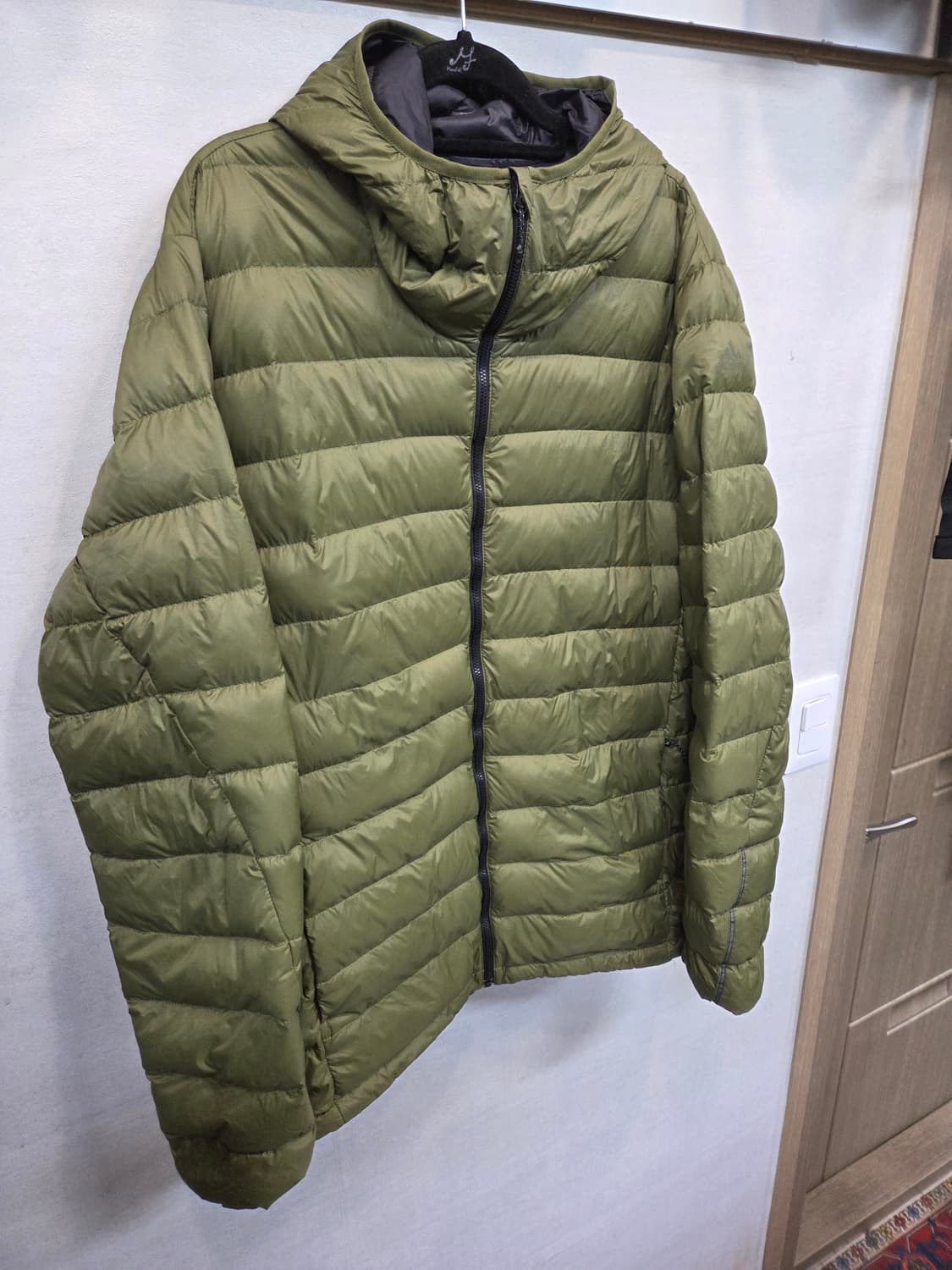  아디다스 아웃도어 모듈러 덕다운 경량패딩 올리브카키 xl  상품이미지6