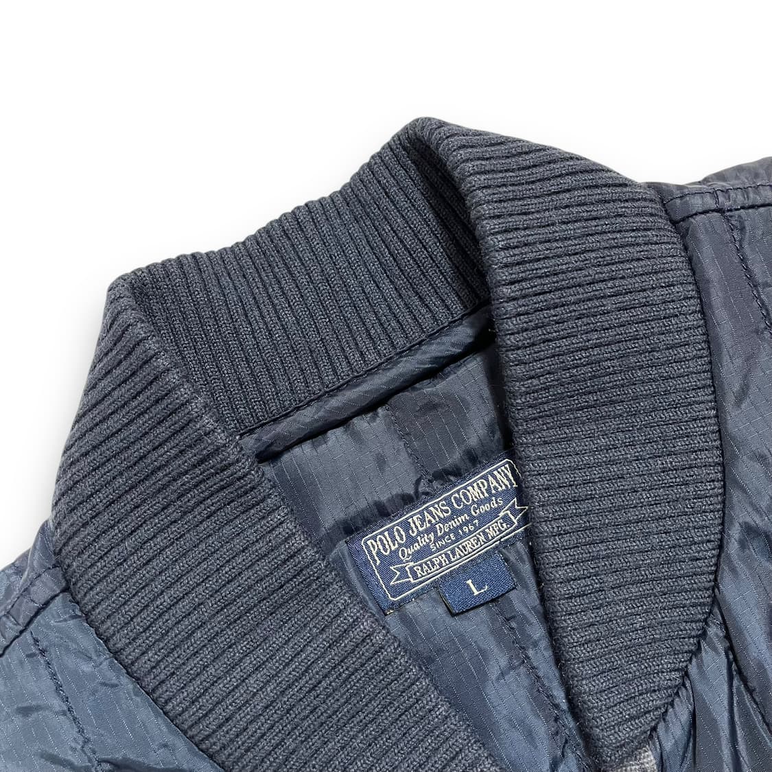 폴로 진스 컴퍼니 네이비 퀼팅 블루종 자켓 상품이미지5