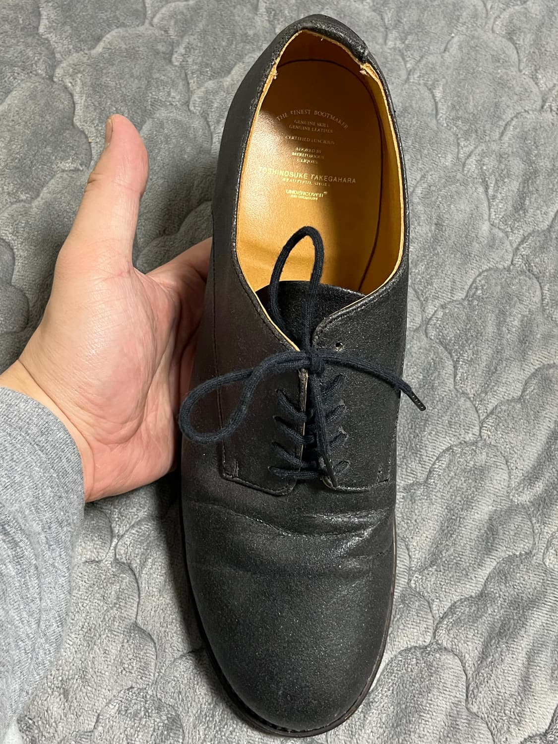 언더커버X TOSHINOSUKE TAKEGAHARA 더비슈즈 37size 상품이미지5