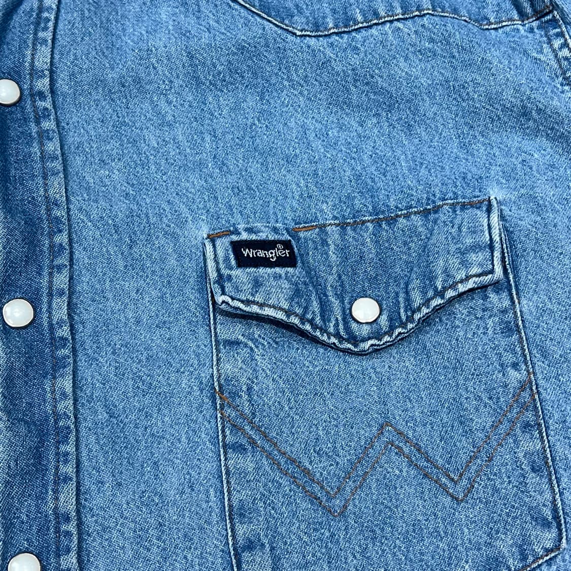 랭글러 워크 데님셔츠 s08973 상품이미지5