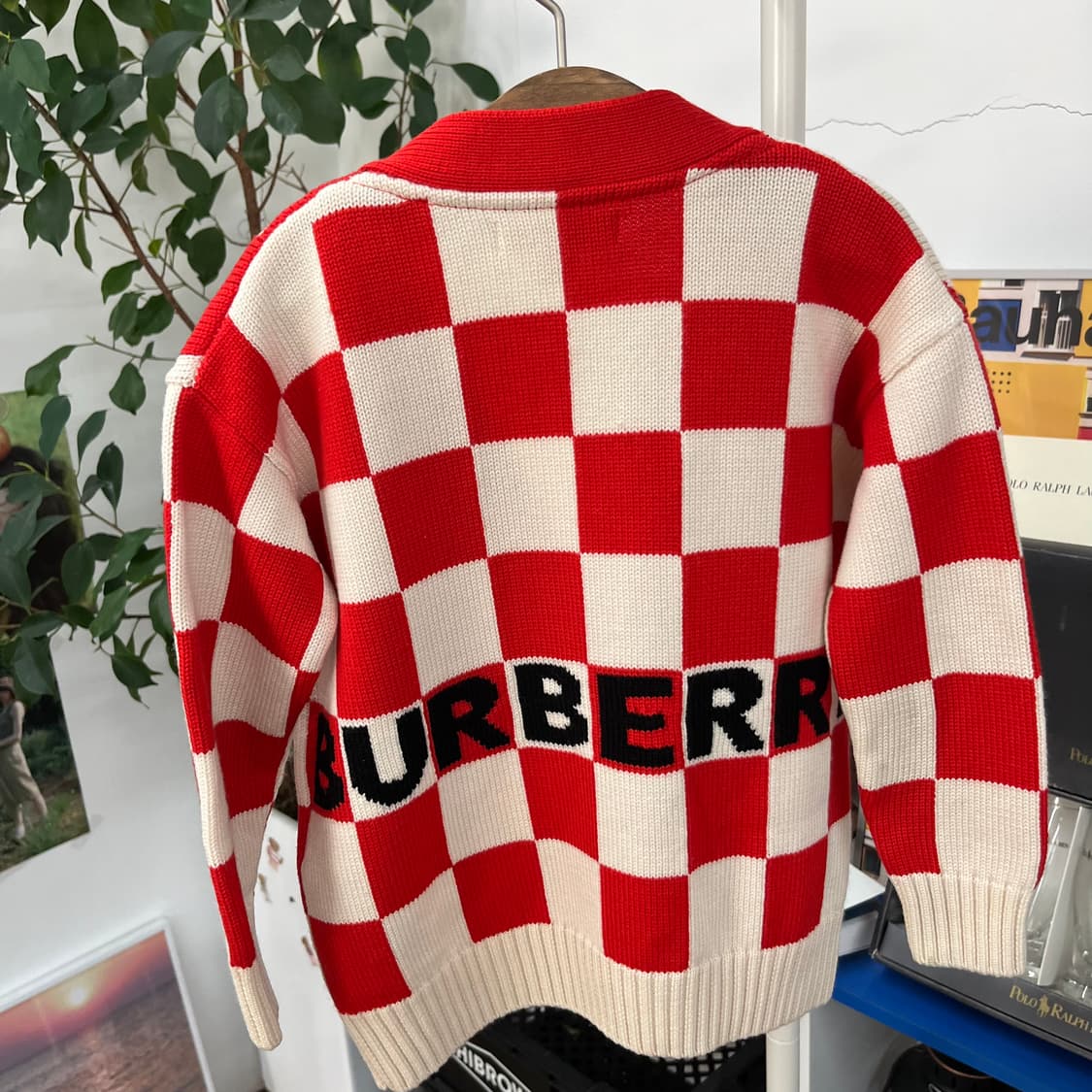 버버리 키즈 울 가디건 4y 상품이미지2